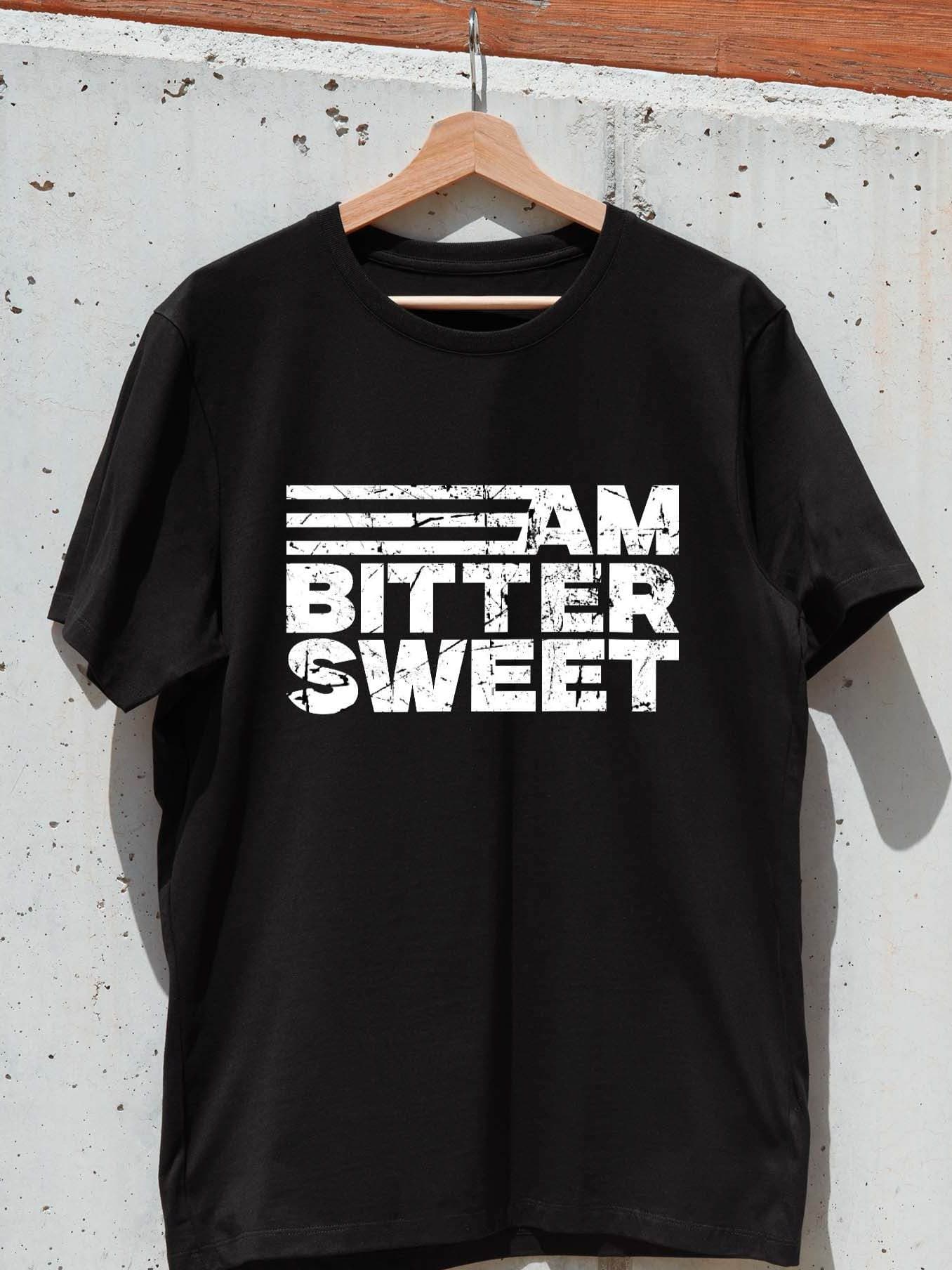 Am Bitter Sweet - Regular Black Tee